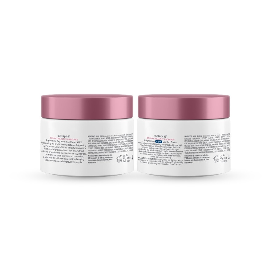 Bright Healthy Radiance Day Protection Cream 50g + Bright Healthy Radiance Night Comfort Cream 50g