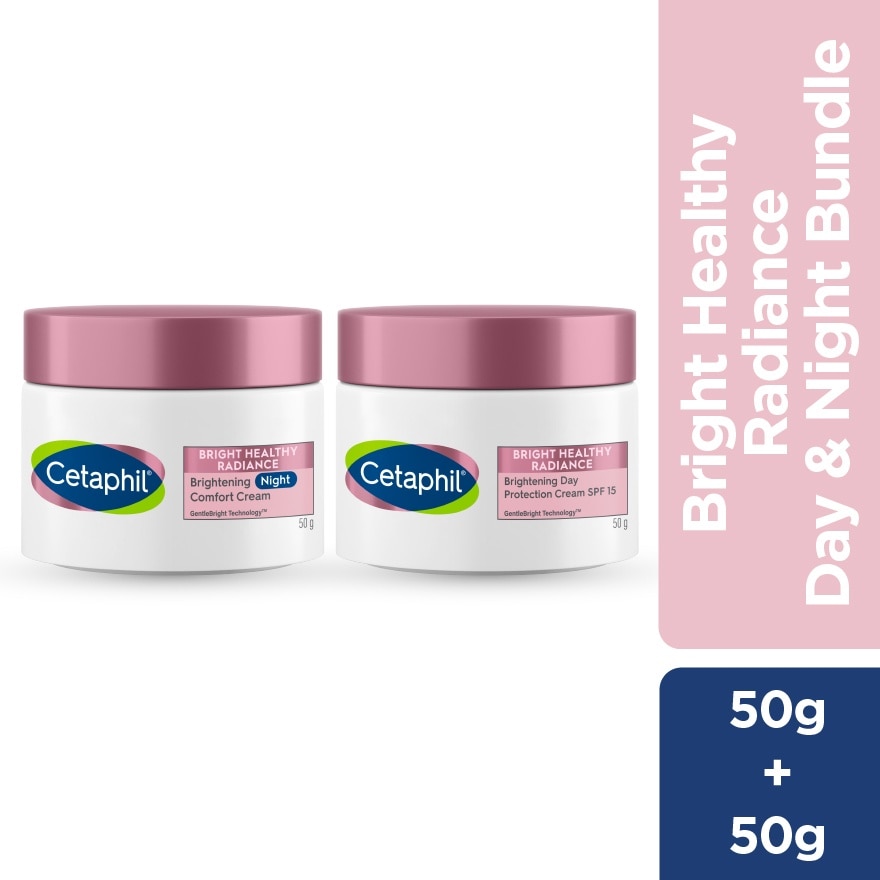 Bright Healthy Radiance Day Protection Cream 50g + Bright Healthy Radiance Night Comfort Cream 50g
