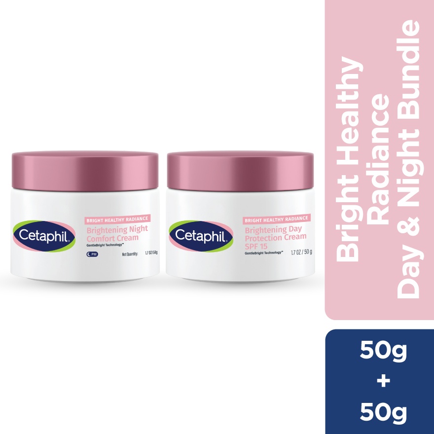Bright Healthy Radiance Day Protection Cream 50g + Bright Healthy Radiance Night Comfort Cream 50g