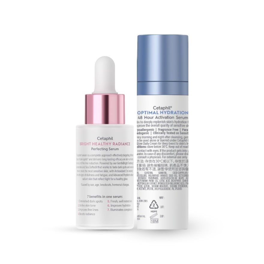 Bright Healthy Radiance Perfecting Serum 30ml & Optimal Hydration 48H Activation Serum 30ml