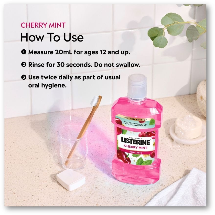 Cherry Mint Mouthwash 500ml