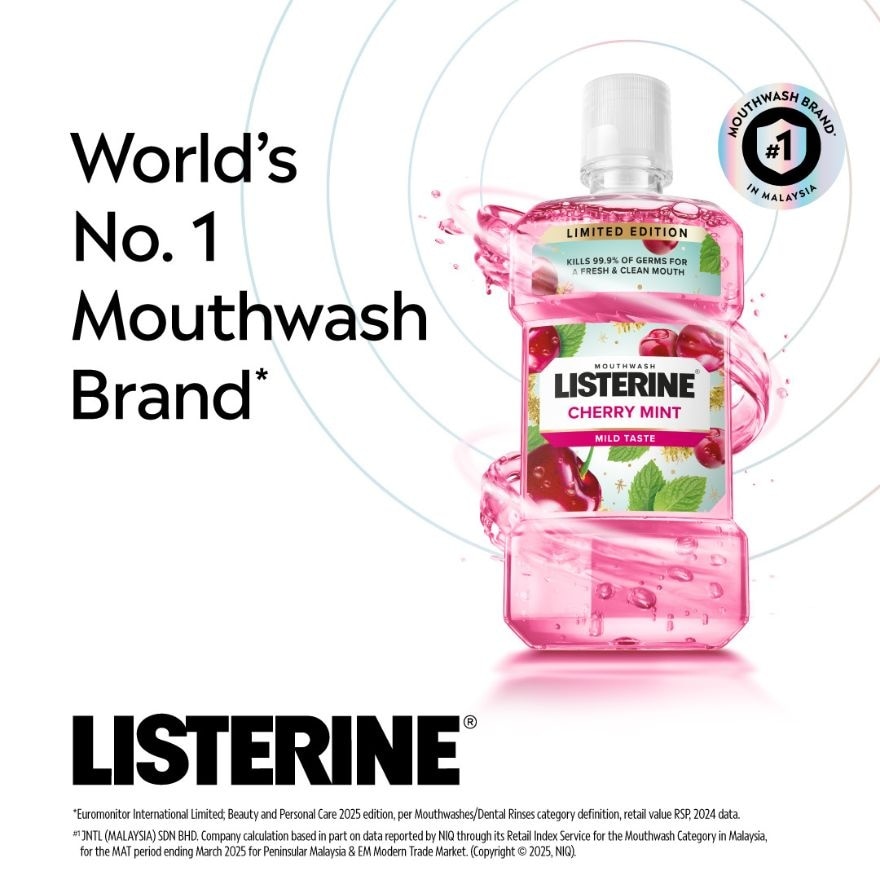 Cherry Mint Mouthwash 500ml