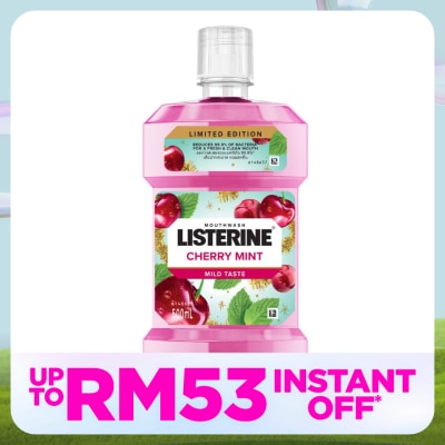 LISTERINE Cherry Mint Mouthwash 500ml