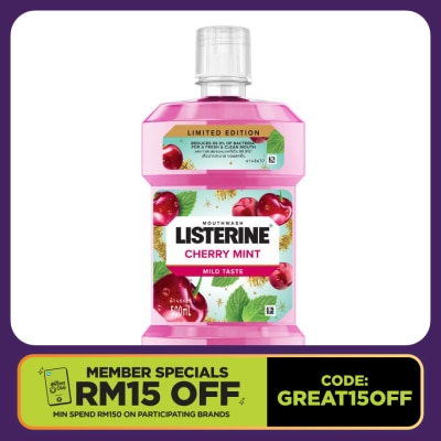 LISTERINE Cherry Mint Mouthwash 500ml