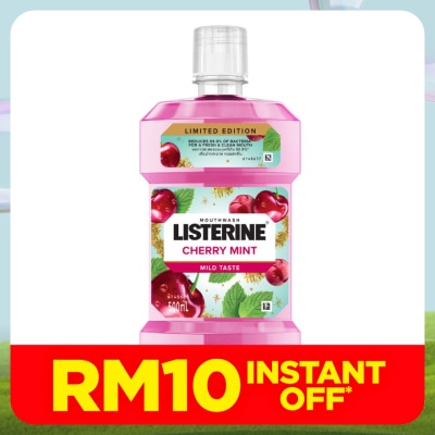 LISTERINE Cherry Mint Mouthwash 500ml