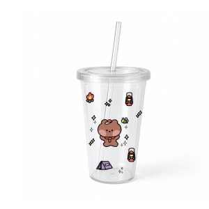Gwp Listerine Line Friends minini Straw Tumbler 450ml 1s (Random Colour) (While Stocks Last)