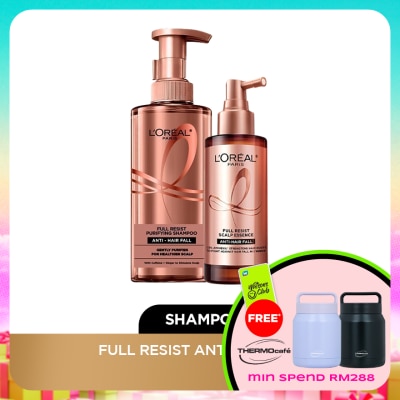 L'OREAL HAIR EXPERT - Full Resist Anti Hair Fall Shampoo 440ml & Scalp Essence Set