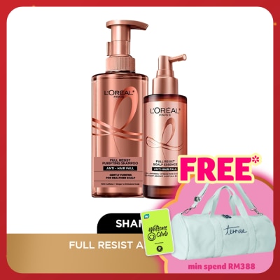 L'OREAL HAIR EXPERT Full Resist Anti Hair Fall Shampoo 440ml & Scalp Essence Set