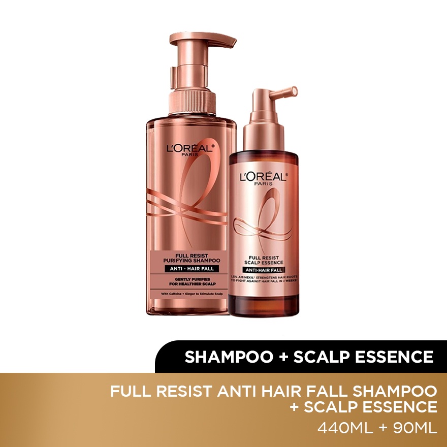 Full Resist Anti Hair Fall Shampoo 440ml & Scalp Essence Set image