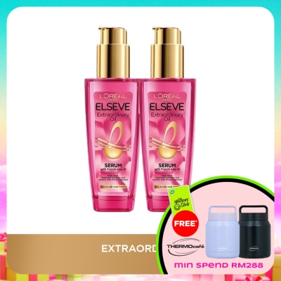 L'OREAL PARIS ELSEVE - Extraordinary Oil Pink 100ml Twinpack