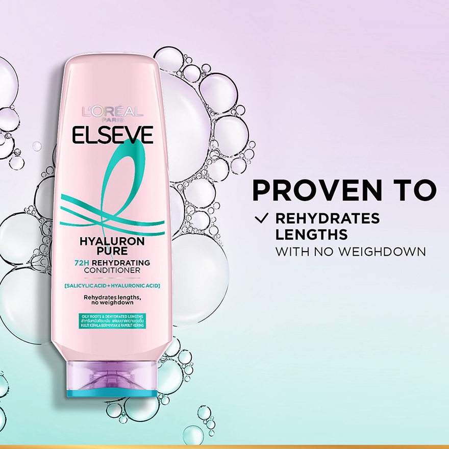 Hyaluron Pure Shampoo 280ml & Conditioner 265ml Set