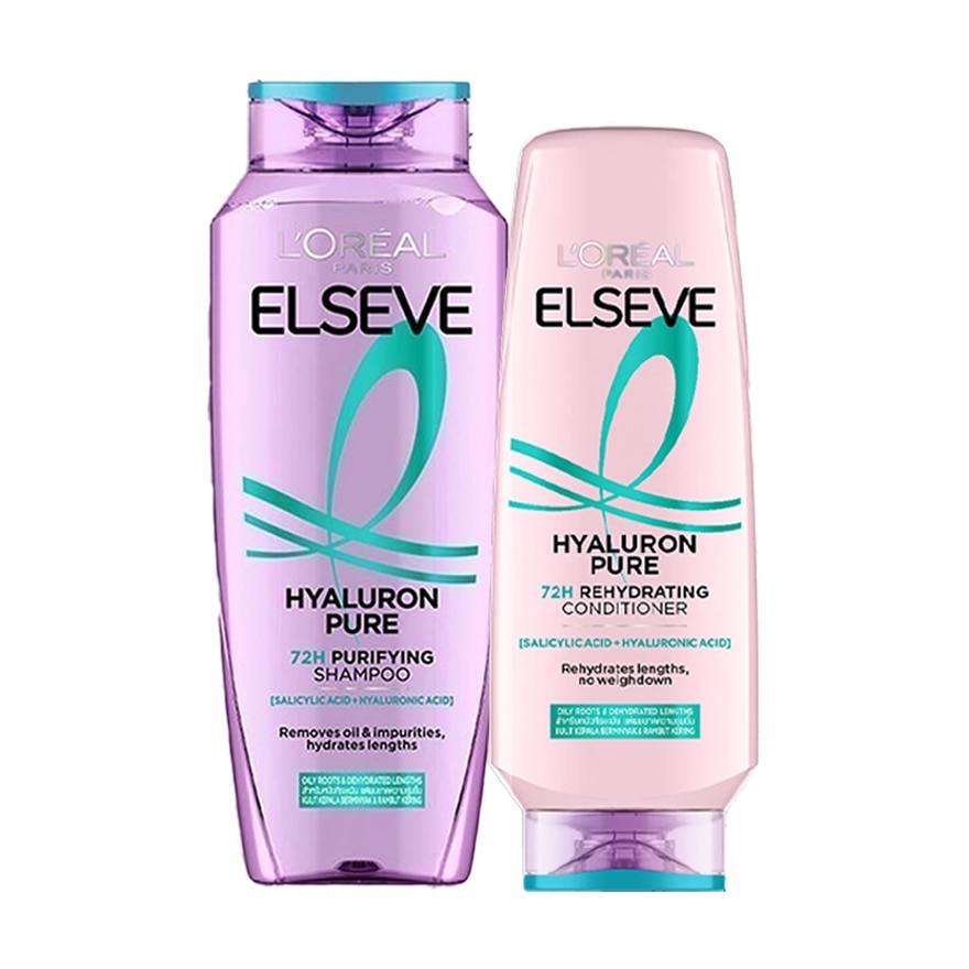 Hyaluron Pure Shampoo 280ml & Conditioner 265ml Set