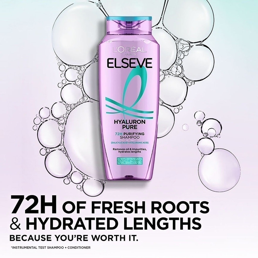 Hyaluron Pure Shampoo 280ml & Conditioner 265ml Set