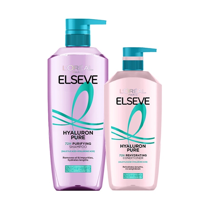 Hyaluron Pure Shampoo 620ml & Conditioner 375ml Set