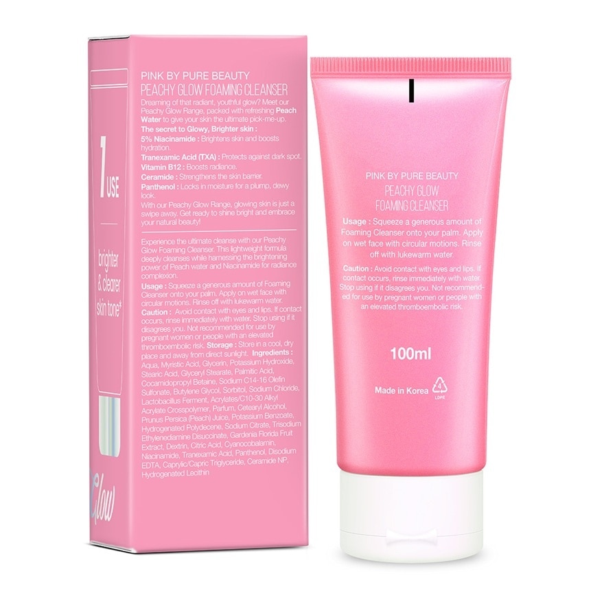 Peachy Glow Foaming Cleanser 100ml