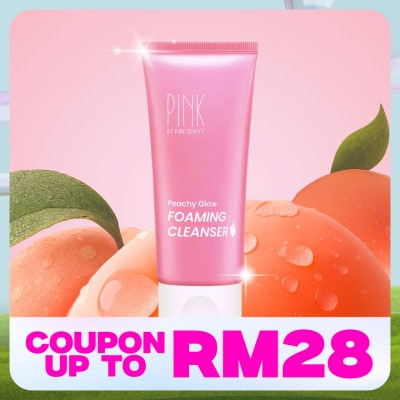 PINK BY PURE BEAUTY Peachy Glow Foaming Cleanser 100ml