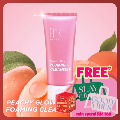 PINK BY PURE BEAUTY Peachy Glow Foaming Cleanser 100ml