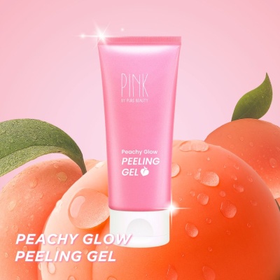 PINK BY PURE BEAUTY - Peachy Glow Peeling Gel Cleanser 100ml image