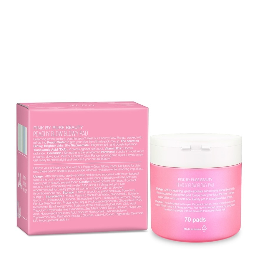 Peachy Glow Glowy Pad 70s