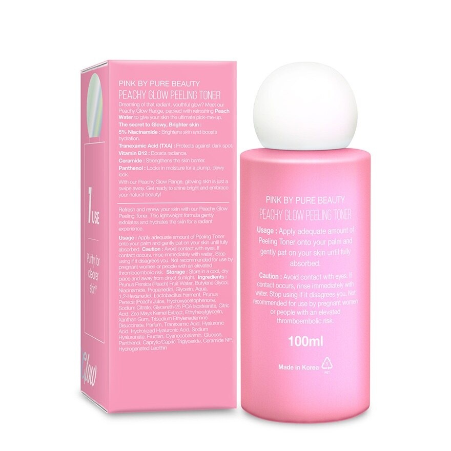 Peachy Glow Peeling Toner 100ml image