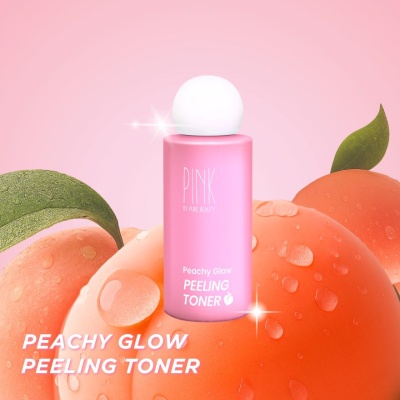 PINK BY PURE BEAUTY - Peachy Glow Peeling Toner 100ml image