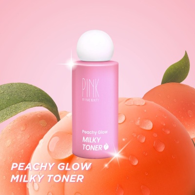 PINK BY PURE BEAUTY - Peachy Glow Milky Toner 100ml image
