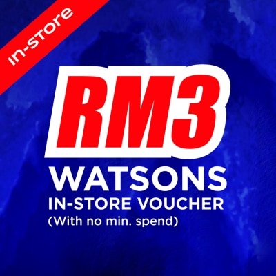 W REWARDS RM3 Watsons In-Store Cash Voucher