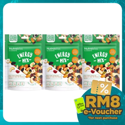 NUTRABLISS BY WATSONS Nutrabliss By Watsons Energy Mix 180g x 3 (Expiry 1.5.2026)