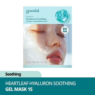 GOODAL - Heartleaf Hyaluron Soothing Gel Mask 1s