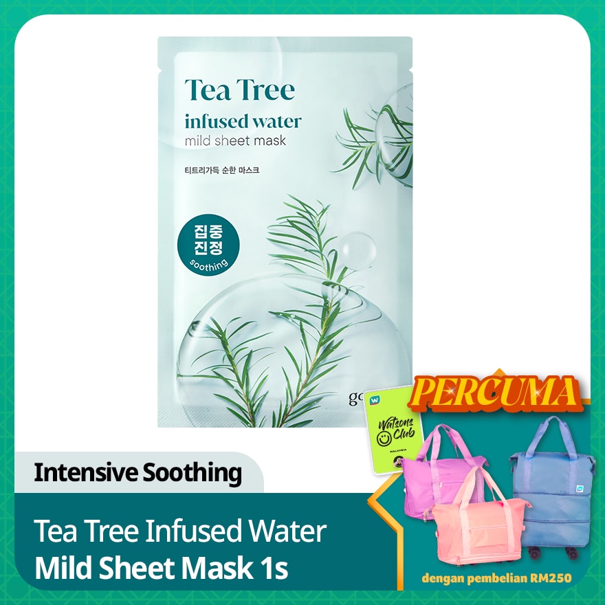 Tea Tree Infused Water Mild Sheet Mask 1s
