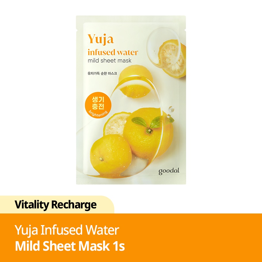 Yuja Infused Water Mild Sheet Mask 1s image
