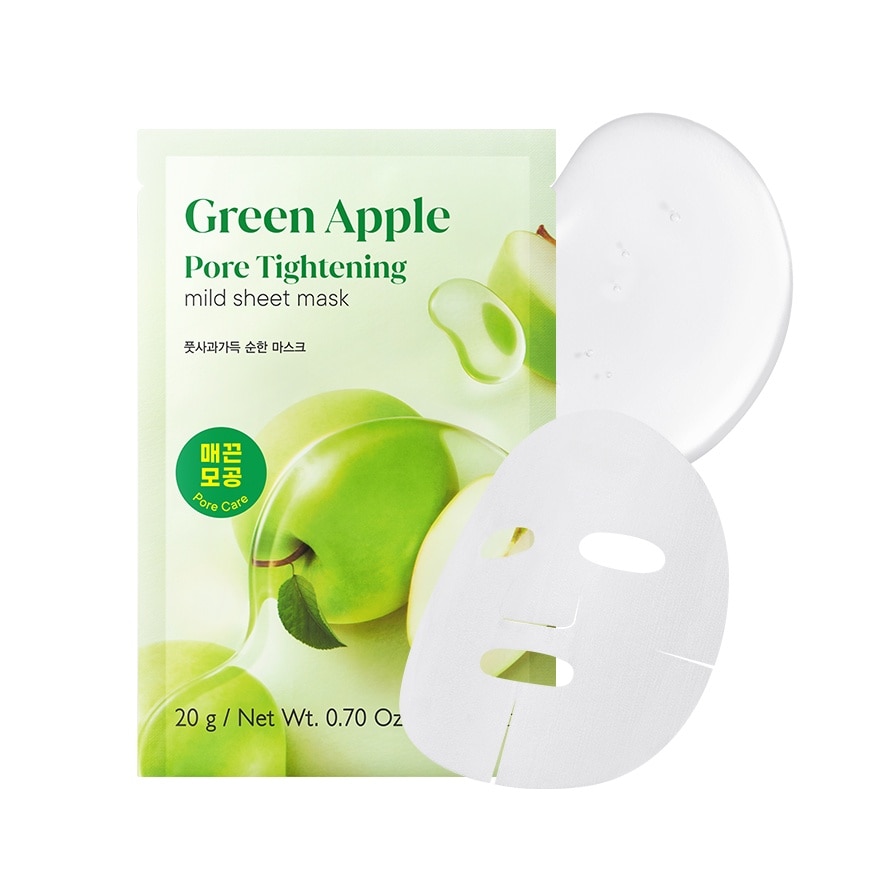 Green Apple Pore Tightening Mild Sheet Mask 1s