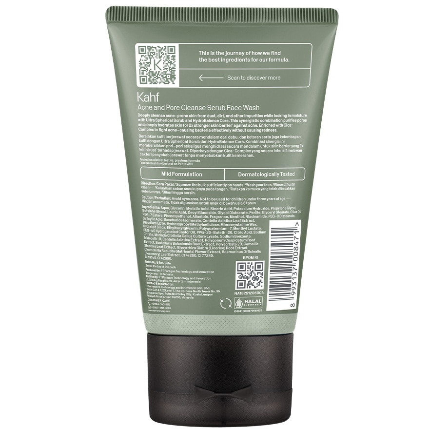Acne and Pore Cleanse Scrub Face Wash 100 ml