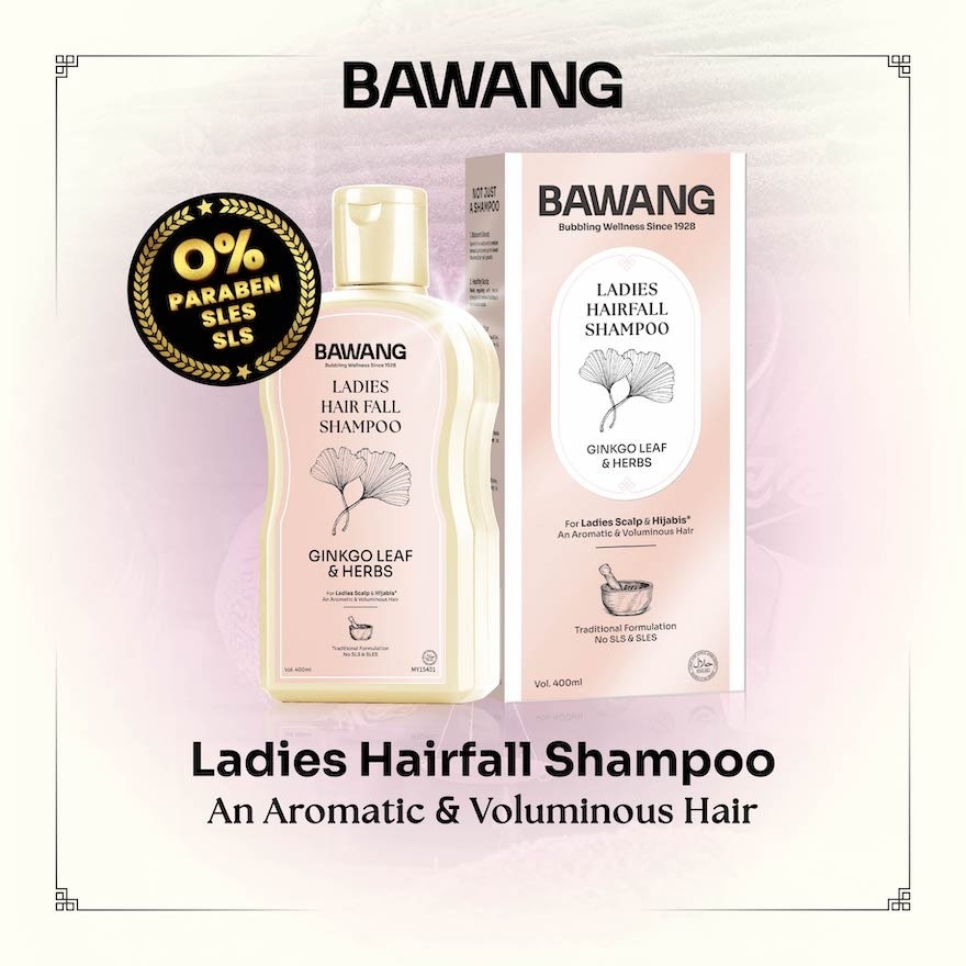 Ladies Hair Fall Shampoo 400ml with Chinese Herbal Formulation