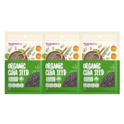 NUTRABLISS BY WATSONS Organic Chia Seeds 200g x 3