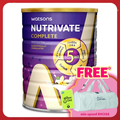 WATSONS Nutrivate Complete Adult Nutrition Powder 850g