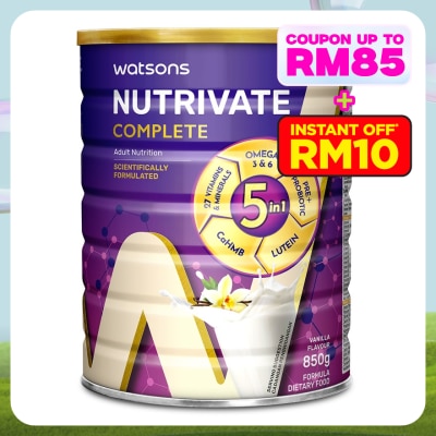 WATSONS Nutrivate Complete Adult Nutrition Powder 850g