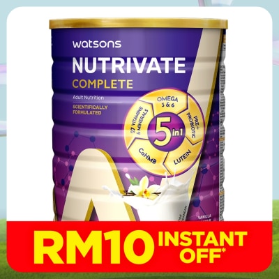 WATSONS Nutrivate Complete Adult Nutrition Powder 850g