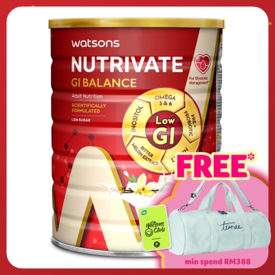 WATSONS Nutrivate GI Balance Adult Nutrition Powder 850g