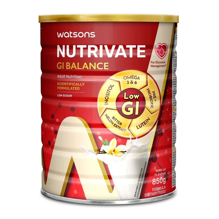 Nutrivate GI Balance Adult Nutrition Powder 850g