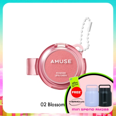 AMUSE - Powder Lip & Cheek 02 Blossom Rose