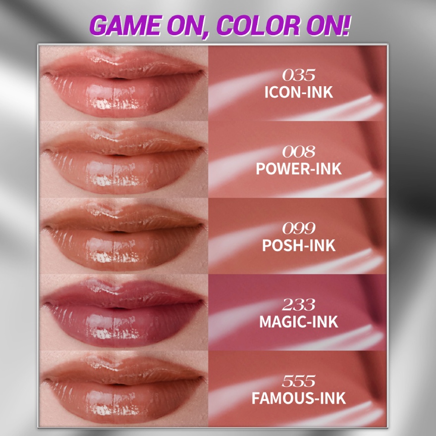 Ink-Vinyl Lip Lacquer 555 Famous-Ink image