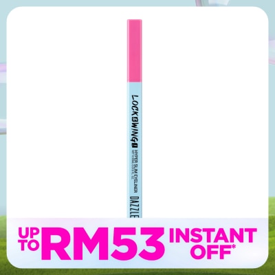 DAZZLE ME Lock & Wing! Hyper Slim Eyeliner Black