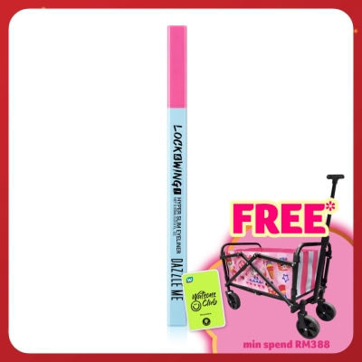 DAZZLE ME Lock & Wing! Hyper Slim Eyeliner Black