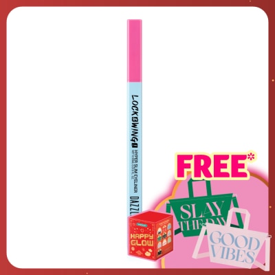 DAZZLE ME Lock & Wing! Hyper Slim Eyeliner Black