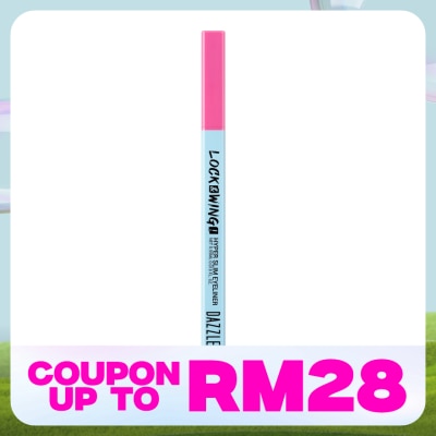 DAZZLE ME Lock & Wing! Hyper Slim Eyeliner Black