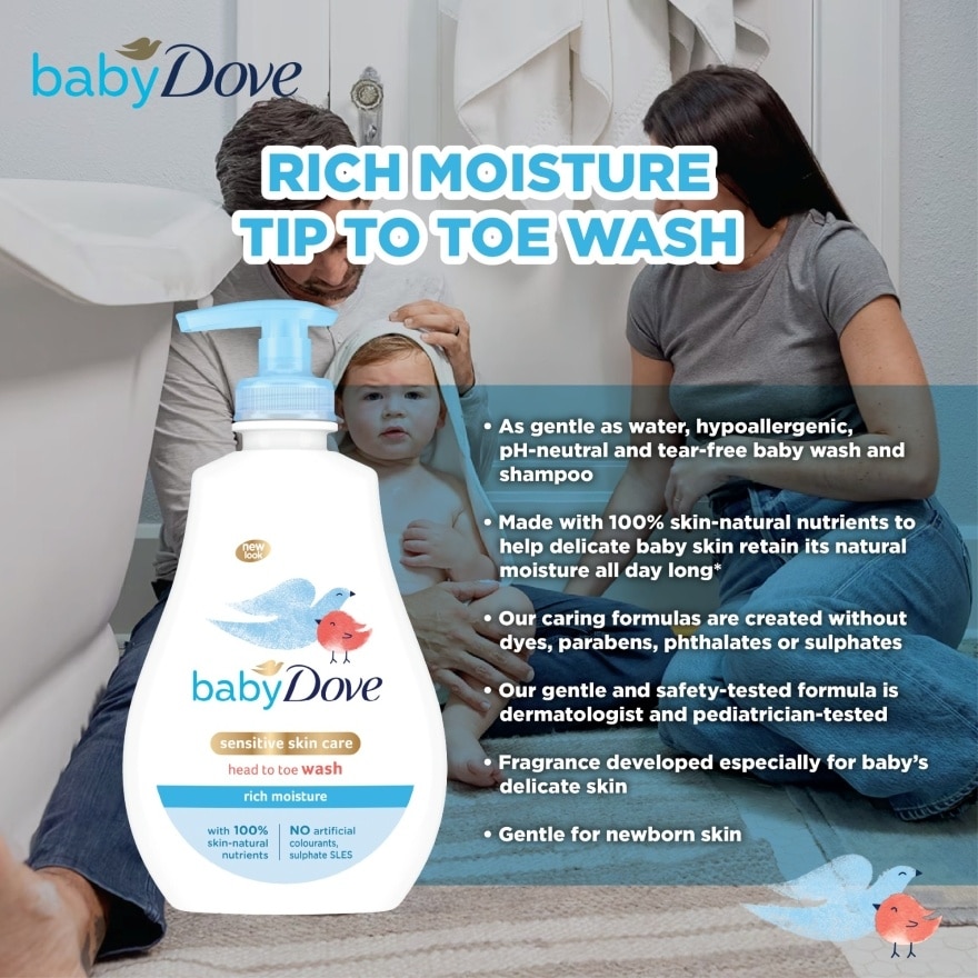 Rich Moisture Head to Toe Wash 400ml