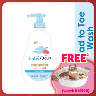 DOVE BABY Rich Moisture Head to Toe Wash 400ml