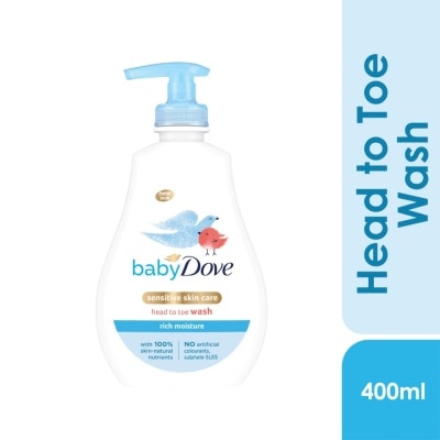 DOVE BABY Rich Moisture Head to Toe Wash 400ml