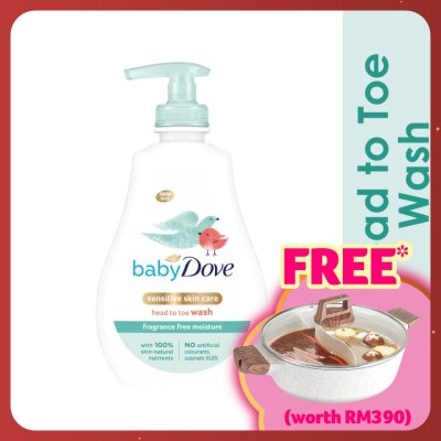 DOVE BABY Fragrance Free Sensitive Moisture Head to Toe Wash 400ml